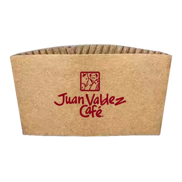 Corrugated Coffee Cup Sleeve - Custom Ribbons Now