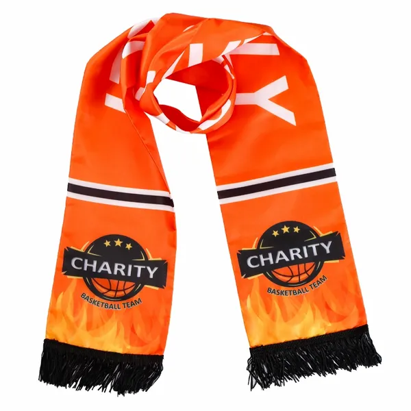 Soccer Fan Scarf - Custom Ribbons Now