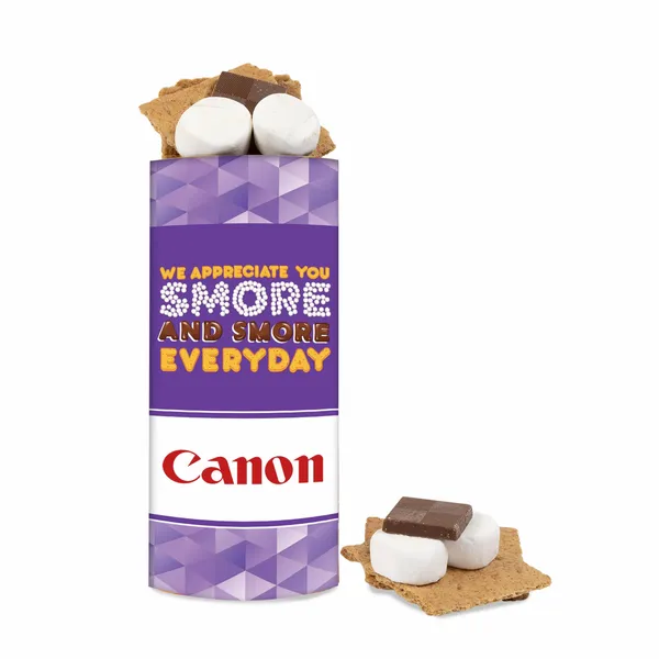 S'mores Tube of Appreciation - Custom Ribbons Now