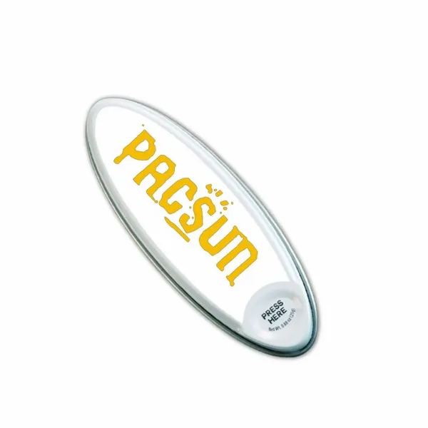 White Surfboard Mint Tin - Custom Ribbons Now