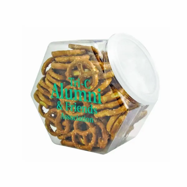 Penny Candy Jar - Salted Mini Pretzels - Custom Ribbons Now