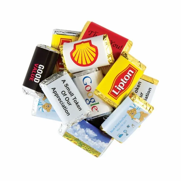 Third-Ounce Mini Wrapper Bars - Custom Ribbons Now