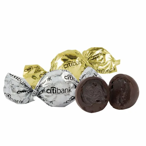 Wrapped Chocolates Twist Wrapped Truffles - Custom Ribbons Now