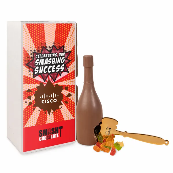 Clever Candy Smash Chocolate with Gummy Bears - Custom Ribbons Now