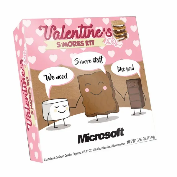 Valentines Day Smores Kit - Custom Ribbons Now