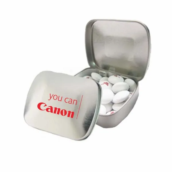 Domed Tin-Imprinted Chocolate Buttons - Custom Ribbons Now