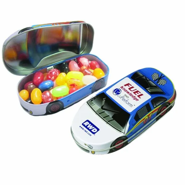 Race Car Tin-Jelly Belly® - Custom Ribbons Now