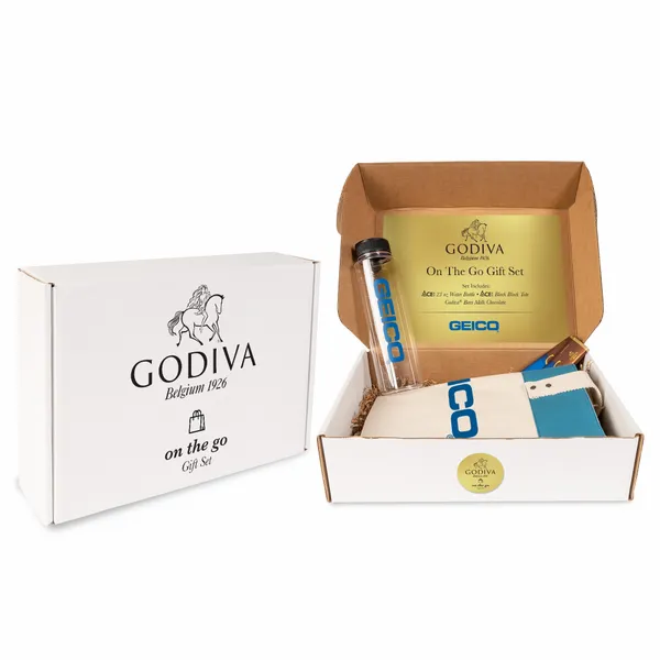 Godiva On The Go Gift Set - Custom Ribbons Now