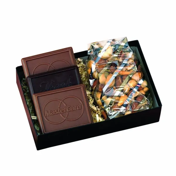 Cookie Gift Box with 3 Cookies and 1 Confection - Custom Ribbons Now