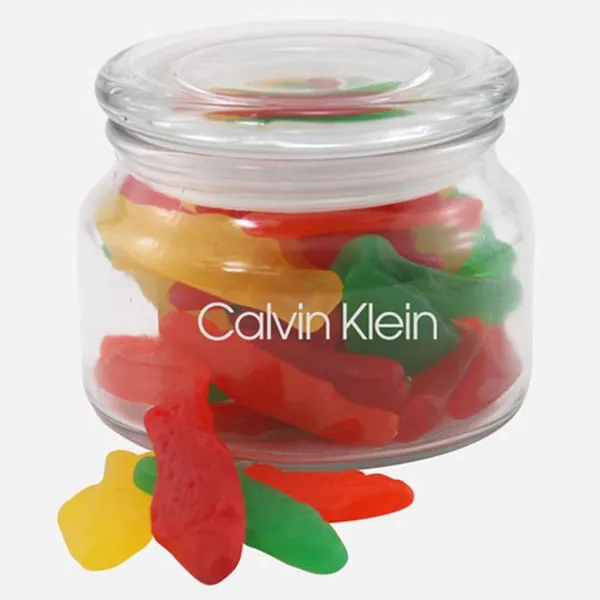 Jar with Swedish Fish - SG200 - Custom Ribbons Now