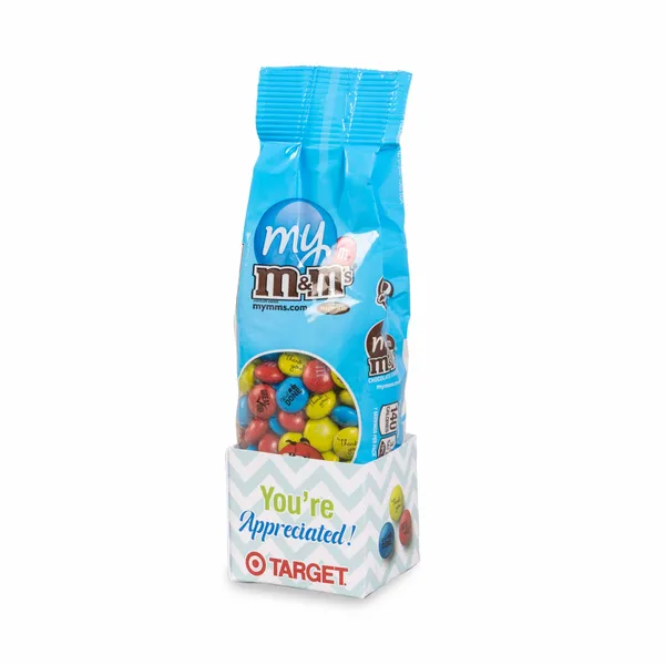 7 oz. M&M'S® in You're Appreciated Caddy - Custom Ribbons Now