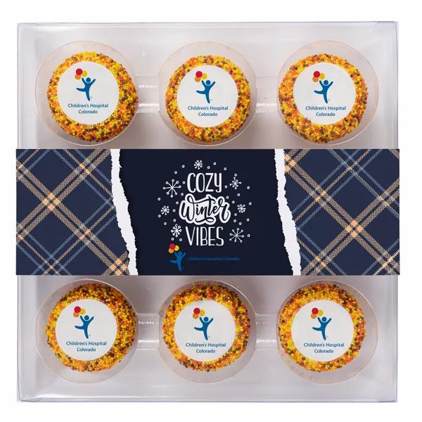 Custom Dipped Sandwich Cookies - 9pc - Custom Ribbons Now