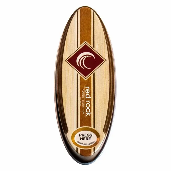 Wave Surfboard Mint Tin - Custom Ribbons Now