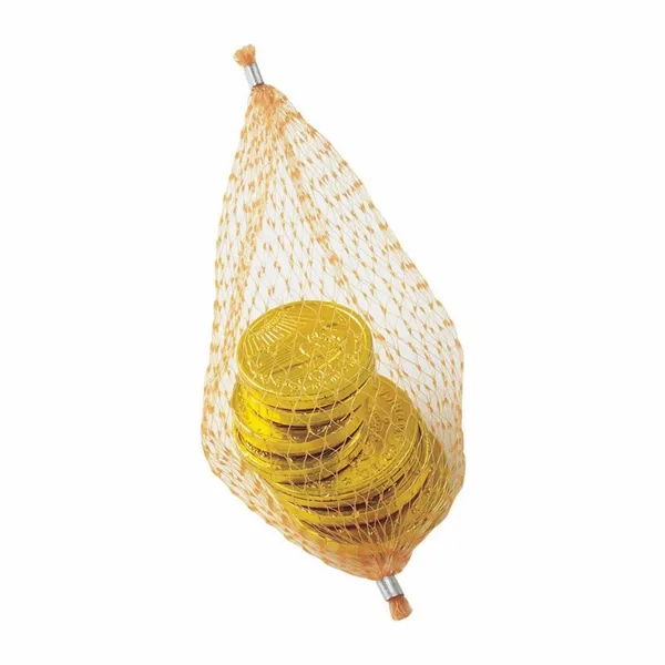 Stock Chocolate Coins (Per Mesh Net) - Custom Ribbons Now