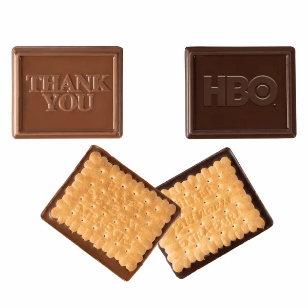 Rectangle Chocolate Cookie - Custom Ribbons Now