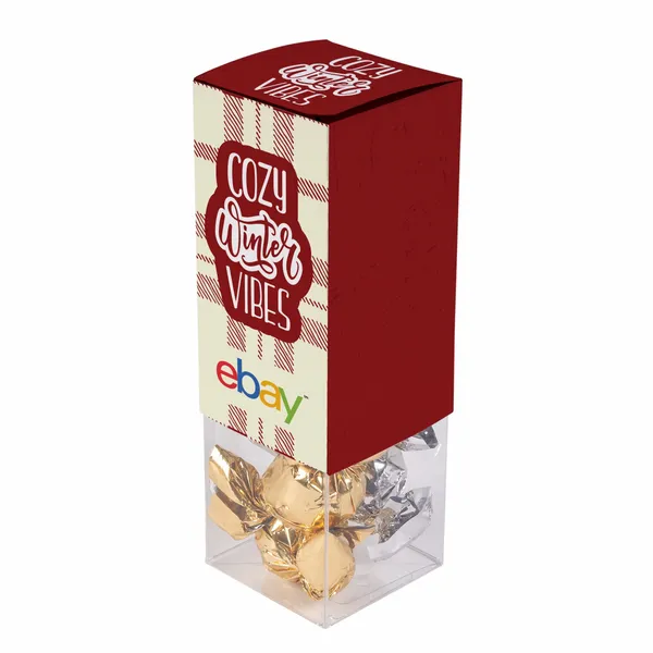 Chocolate Truffle Tower - 10pc - Custom Ribbons Now