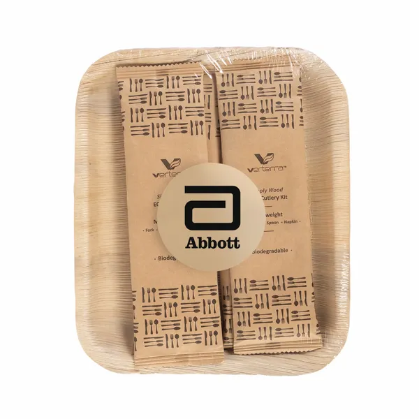 Verterra Plate/Utensil Dinnerware Set - Custom Ribbons Now