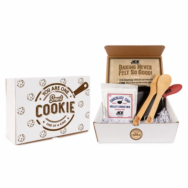 Fresh Beginnings Skillet Cookie Kit with Bamboo Cooking Utensils - Custom Ribbons Now