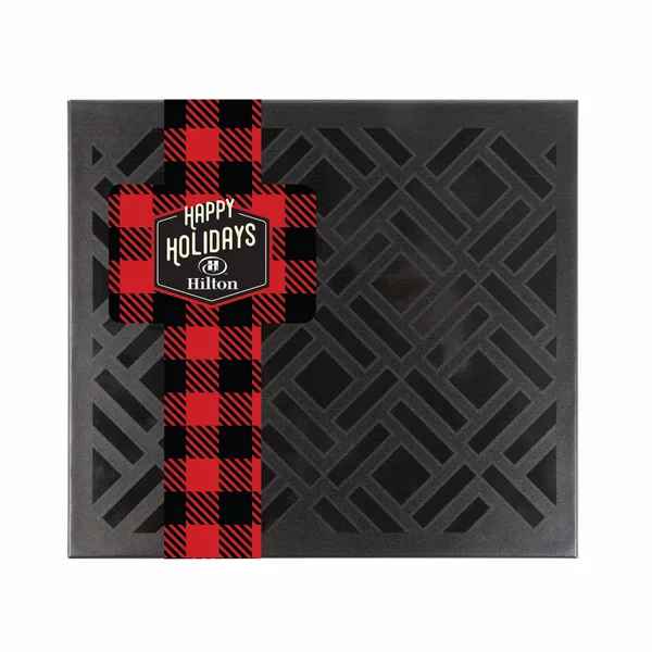 Small Deluxe Gift Box with Square Full Color Band - Custom Ribbons Now