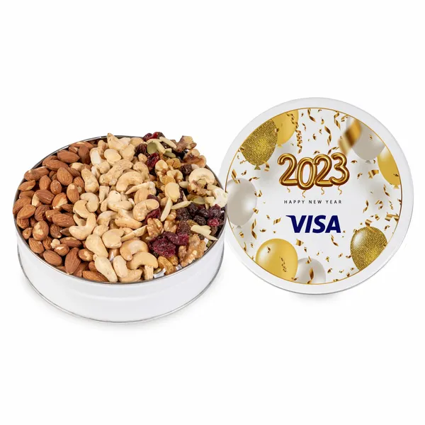 Fresh Beginnings Hearty Nut Trio (12 oz) - Custom Ribbons Now