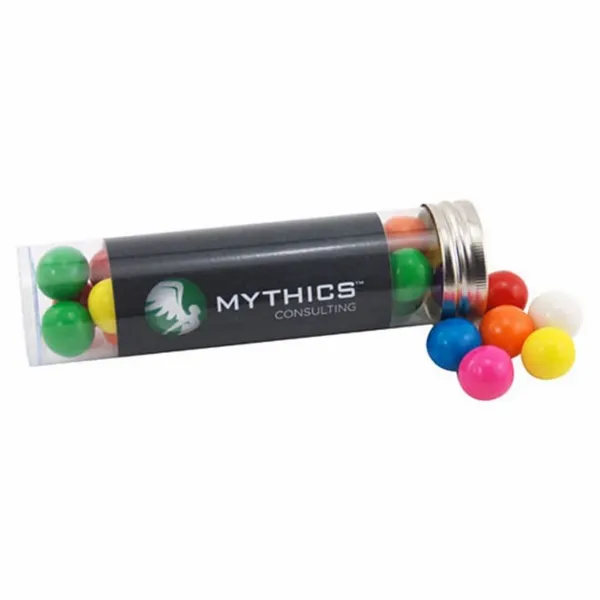 Tube with Gumballs - TRB650 - Custom Ribbons Now