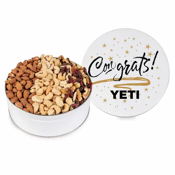 Fresh Beginnings Hearty Nut Trio (18 oz) - Custom Ribbons Now