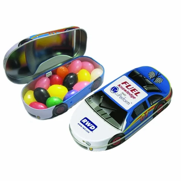 Race Car Tin-Jelly Beans - Custom Ribbons Now