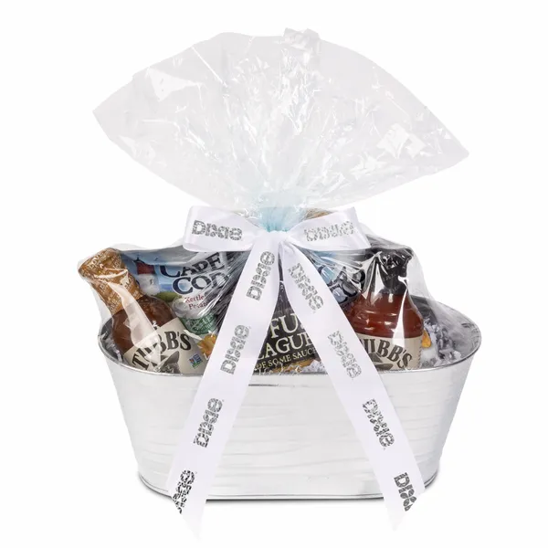 BBQ Gift Tub - Custom Ribbons Now