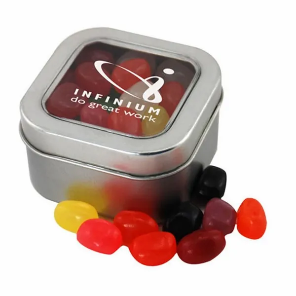 Window Tin with Jelly Beans - SBF2500 - Custom Ribbons Now