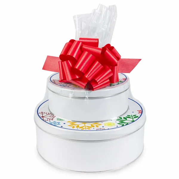Fresh Beginnings Gourmet Holiday Tower - Custom Ribbons Now