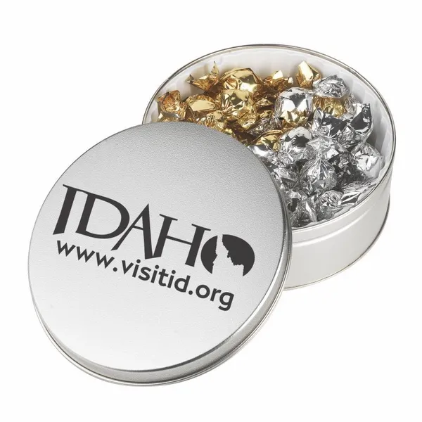 Collector Tins - Twist Wrapped Truffles - Custom Ribbons Now