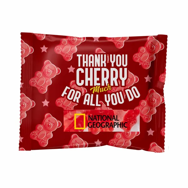 Candy By Color 2 oz. Full Color Digibag with Gummy Bears - Custom Ribbons Now