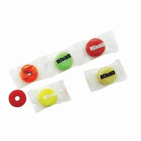 Assorted Fruit w/ Direct Imprint - Custom Ribbons Now