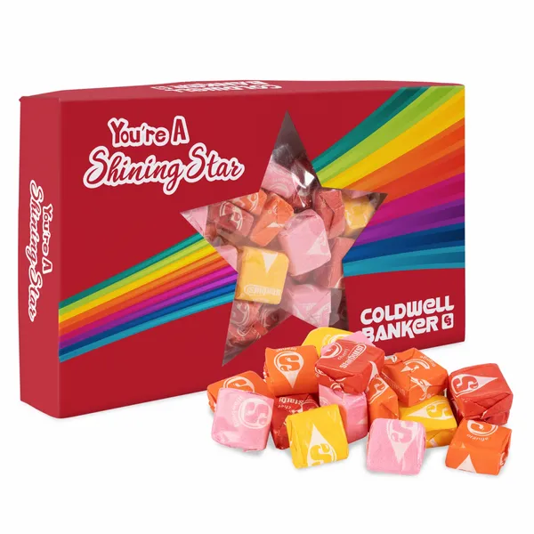 You're a Star Die Cut Box with Starbursts - Custom Ribbons Now