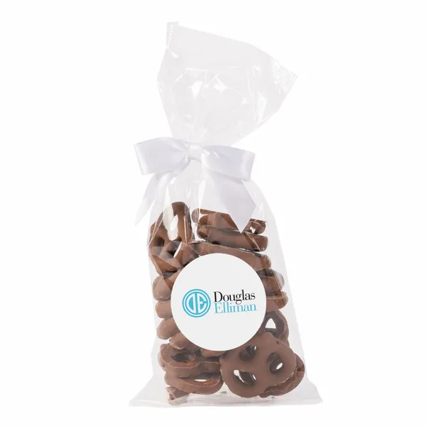 Mug Drops - Milk Chocolate Mini Pretzels - Custom Ribbons Now