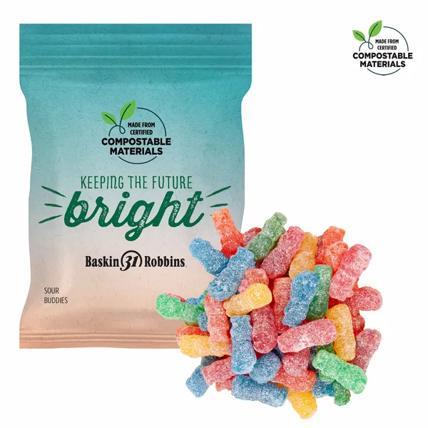2oz ECO-Digibag, Compostable & Full Color, Sour Kids - Custom Ribbons Now
