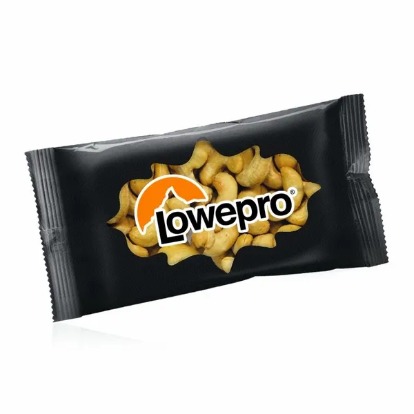 1oz. Full Color DigiBag™ with Jumbo Salted Cashews - Custom Ribbons Now