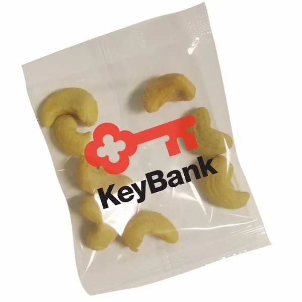 1/2oz. Snack Packs - Jumbo Salted Cashews - Custom Ribbons Now