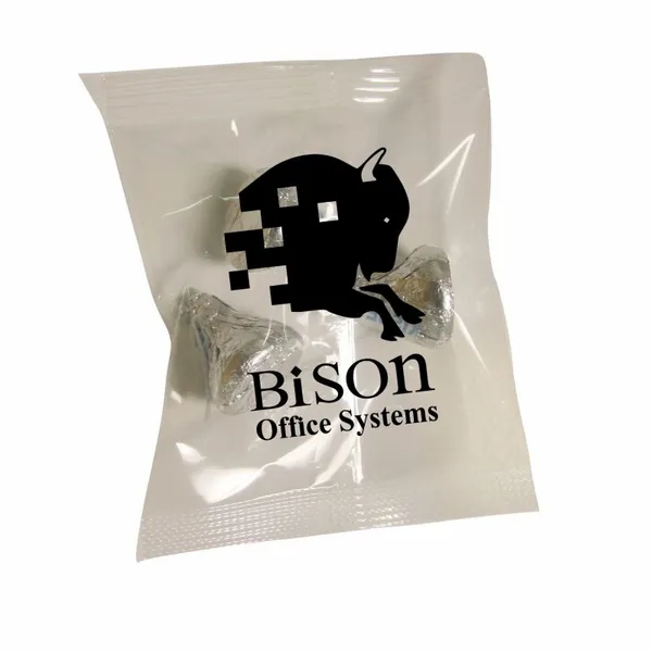 1/2oz. Snack Packs - Hershey's Chocolate Kisses - Custom Ribbons Now