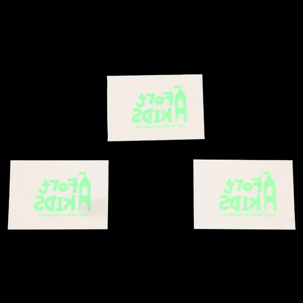 Custom Glow Green Tattoos - Custom Ribbons Now