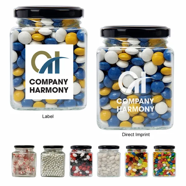 10 Oz. Glass Container - Custom Ribbons Now