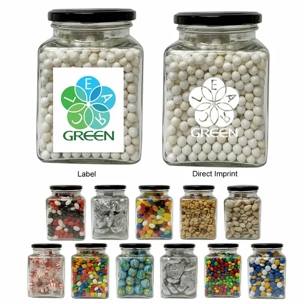 23 Oz. Glass Container - Custom Ribbons Now