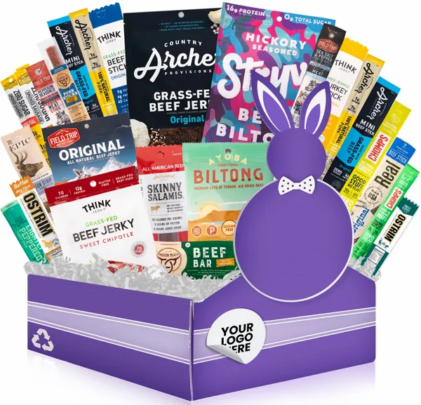 Bunny James Ultimate Jerky Lovers Gift Box - Custom Ribbons Now