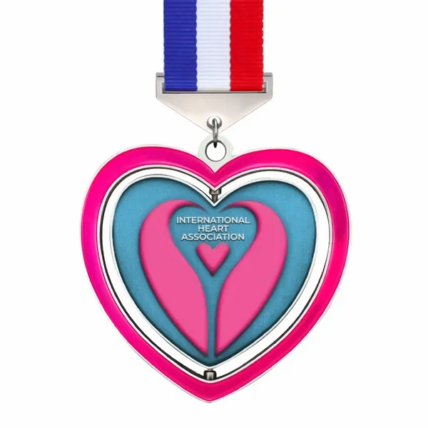 Pink Heart Medal