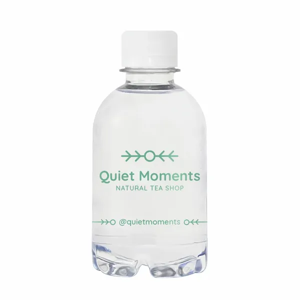 8 oz Plastic Bullet Bottle – Screen Printed Custom Water - Custom Ribbons Now