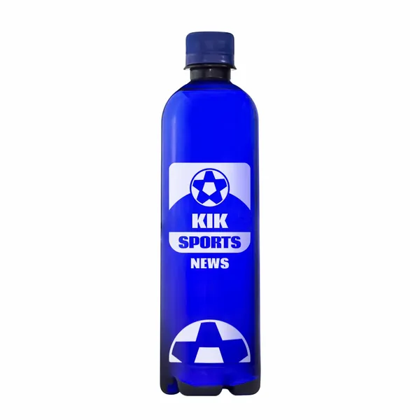 16.9 oz Plastic Bullet Bottle – Screen Printed Custom Water - Custom Ribbons Now