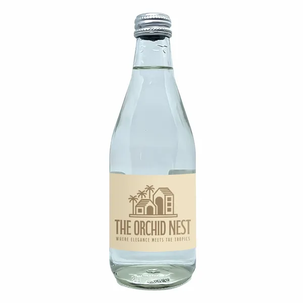 12 oz Glass Water Bottle (GLA12) - Custom Ribbons Now