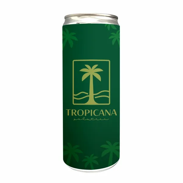 12 oz Can (with a wrap around label) - Custom Ribbons Now