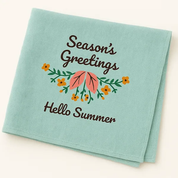 Linen Towels - Custom Ribbons Now