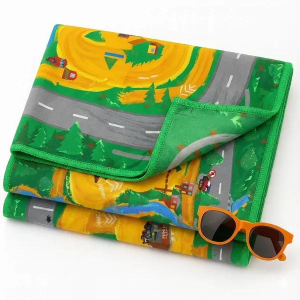 Custom Beach & Pool Towels - Custom Ribbons Now